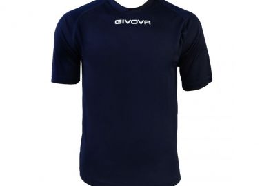 Givova MAC01-0004 Ανδρικό Αθλητικό T-shirt Κοντομάνικο Navy Μπλε MAC01-0004 - Givova - 