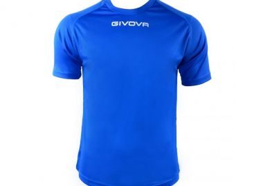 Givova One Ανδρικό Αθλητικό T-shirt Κοντομάνικο Μπλε MAC01-0002 - Givova - 