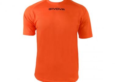 Givova One Ανδρικό Αθλητικό T-shirt Κοντομάνικο Πορτοκαλί MAC01-0001 - Givova - 