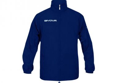 Givova Rain Basico RJ001 Ανδρικό Μπουφάν Αδιάβροχο και Αντιανεμικό Μπλε RJ001-0004 - Givova - 