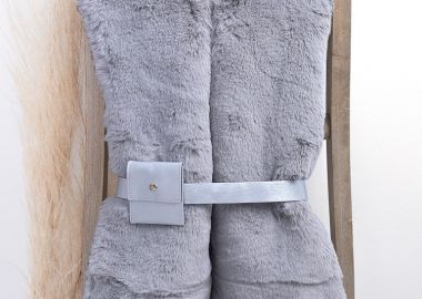 ΓΚΡΙ ΑΜΑΝΙΚΟ ΓΟΥΝΑΚΙ- ELSA -  - 