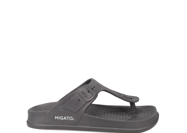 Γκρι ανδρική σαγιονάρα footbed - MIGATO - 