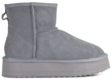 Γκρι δίπατο δερμάτινο Australian Boot Kelara 41210 - Kelara - 