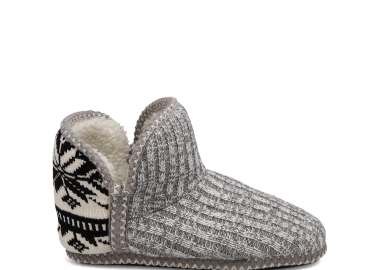 Γκρι παντόφλα μποτάκι - MIGATO - 