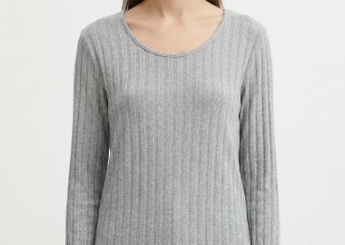 ΓΚΡΙ ΠΛΕΚΤΗ ΡΙΠ ΜΠΛΟΥΖΑ ΣΕ ΙΣΙΑ ΓΡΑΜΜΗ - Anna Raxevsky - 