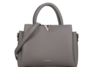 Γκρι τσάντα χειρός - VENCI - 