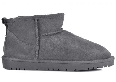 Γκρι ultra short δερμάτινο Australian Boot Kelara 21213 - Kelara - 