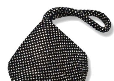 glam 20s πουγκί black silver - PerfectDress.gr - 