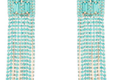 glam σκουλαρίκια Victoria aqua - PerfectDress.gr - 