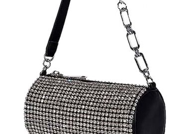 glam τσαντάκι strass modernity black - PerfectDress.gr - 