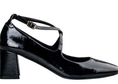 Γόβα Envie Λουστρίνι Με Μπαρέτα E02-20830-BLACK Γυναικείο - Envie - 