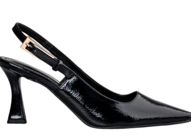 Γόβα Envie Slingback Pumps Λουστρίνι E02-20856-BLACK Γυναικείο - Envie - 