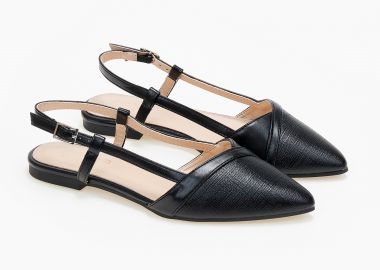 Γοβάκι με μυτερό τελείωμα - Μαύρο - Issue - 