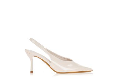 Γόβες λουστρίνι με λάστιχο ΜΠΕΖ - Tsoukalas - 