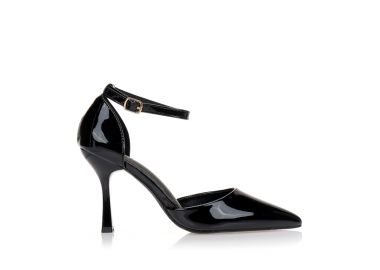 Γόβες μαύρες με μπαρέτα ΜΑΥΡΟ - Tsoukalas - 