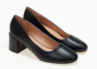 Γόβες με χοντρό τακούνι - Μαύρο - Issue - 