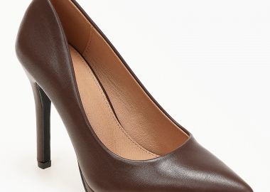 Γόβες με φιάπα - Καφέ - Issue - 