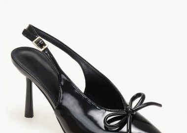 Γόβες με φιογκάκι - Μαύρο - Issue - 