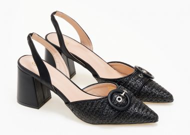 Γόβες με ιδιαίτερο σχέδιο - Μαύρο - Issue - 