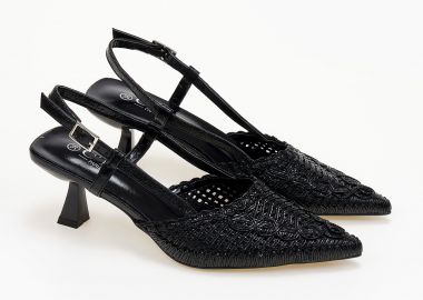 Γόβες με ιδιαίτερο σχέδιο - Μαύρο - Issue - 