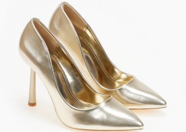 Γόβες με λεπτό τακούνι - Χρυσό - Issue - 