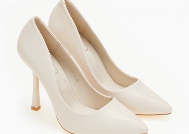 Γόβες με λεπτό τακούνι - Μπεζ - Issue - 