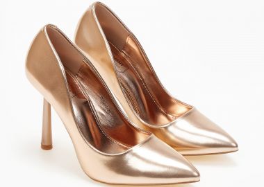 Γόβες με λεπτό τακούνι - Rose Gold - Issue - 