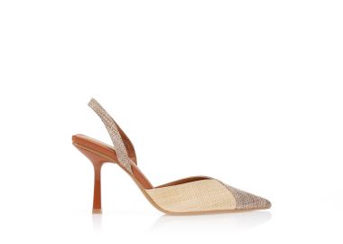 Γόβες με λουράκι και ψάθινη μύτη ΚΑΜΕΛ - Tsoukalas - 