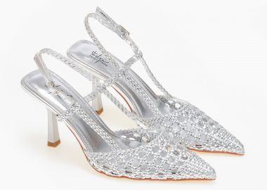 Γόβες με μυτερό τελείωμα - Ασημί - Issue - 