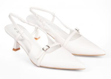 Γόβες με μυτερό τελείωμα - Λευκό - Issue - 