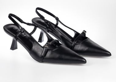 Γόβες με μυτερό τελείωμα - Μαύρο - Issue - 