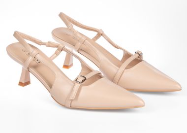 Γόβες με μυτερό τελείωμα - Μπεζ - Issue - 