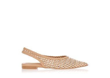 Γόβες με ψάθινο σχέδιο ΚΑΜΕΛ - Tsoukalas - 