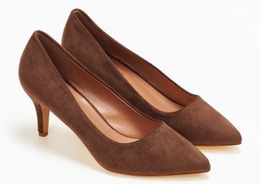 Γόβες με suede υφή - Πούρο - Issue - 