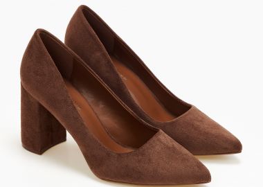 Γόβες με suede υφή - Πούρο - Issue - 