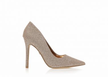 Γόβες μπρονζέ λούρεξ μυτερές ΜΠΡΟΝΖΕ - Tsoukalas - 