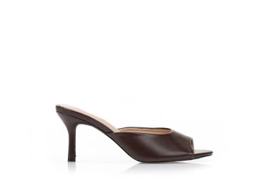 Γόβες mules δερματίνη ΚΑΦΕ - Tsoukalas - 