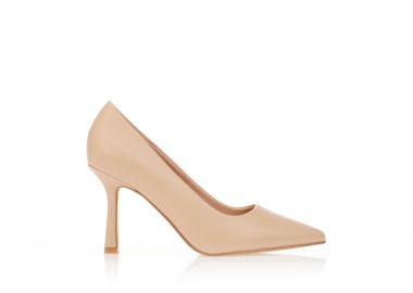 Γόβες nude δερματίνη NUDE - Tsoukalas - 