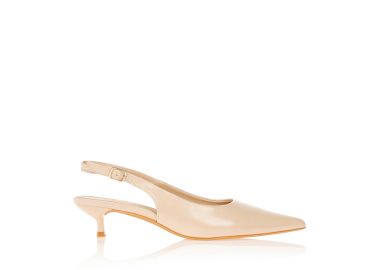 Γόβες nude slingback χαμηλές NUDE - Tsoukalas - 