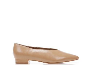 Γόβες πούρο δερματίνη με ιδιαίτερο άνοιγμα ΠΟΥΡΟ - Tsoukalas - 