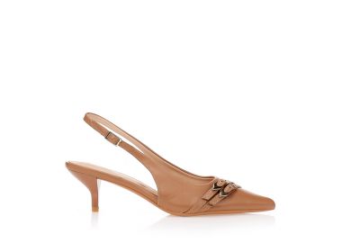 Γόβες πούρο με λουράκια και αγκράφα ΠΟΥΡΟ - Tsoukalas - 