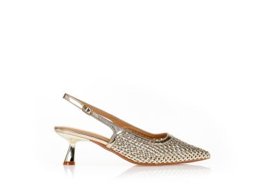 Γόβες TSOUKALAS χρυσές μυτερές ΧΡΥΣΟ - Tsoukalas - 