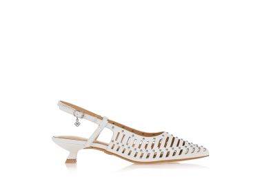 Γόβες TSOUKALAS λευκές με τρούκς ΛΕΥΚΟ - Tsoukalas - 