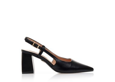 Γόβες TSOUKALAS μαύρες δερματίνη μυτερές ΜΑΥΡΟ - Tsoukalas - 