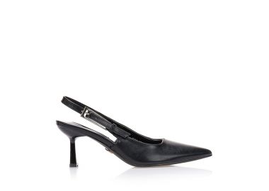 Γόβες TSOUKALAS μαύρες slingback ΜΑΥΡΟ - Tsoukalas - 