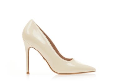 Γόβες TSOUKALAS μπεζ λουστρίνι μυτερές ΜΠΕΖ - Tsoukalas - 