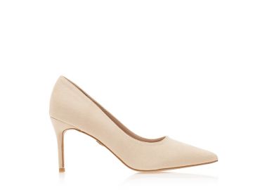 Γόβες TSOUKALAS μπεζ σουέτ μυτερές ΜΠΕΖ - Tsoukalas - 