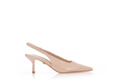 Γόβες TSOUKALAS nude slingback με λάστιχο NUDE - Tsoukalas - 