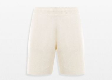 GOLDEN GOOSE Ανδρικό Vintage white shorts - GOLDEN GOOSE - 