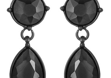 goth crystal metal σκουλαρίκια - PerfectDress.gr - 